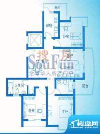 和兴东城D型（已售完） 3室2厅面积:137.00平米
