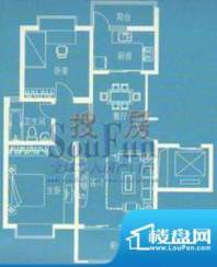 和兴东城E型（已售完） 2室2厅面积:96.00平米