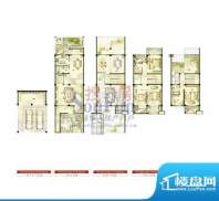 中城花桥国际别墅 户型图 2室2面积:189.72平米