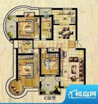 汇景公寓C型（已售完） 3室2厅面积:140.00平米