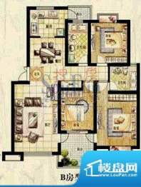 汇景公寓B型（已售完） 3室2厅面积:124.00平米