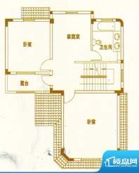 福运马洛卡F房型二层 4室3厅3卫面积:250.00平米