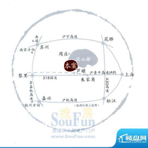 江南岸交通图