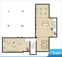江南岸B-2-a户型地下一层 5室2面积:420.00平米