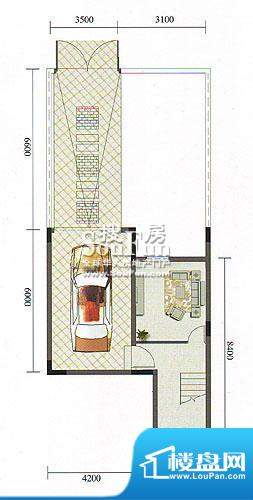 品院C型 地下层 5室2厅5卫1厨面积:243.43平米
