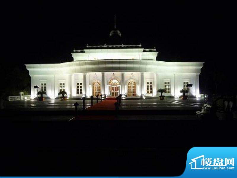 皇家庄园夜晚的白宫实景图（2010.11.1）