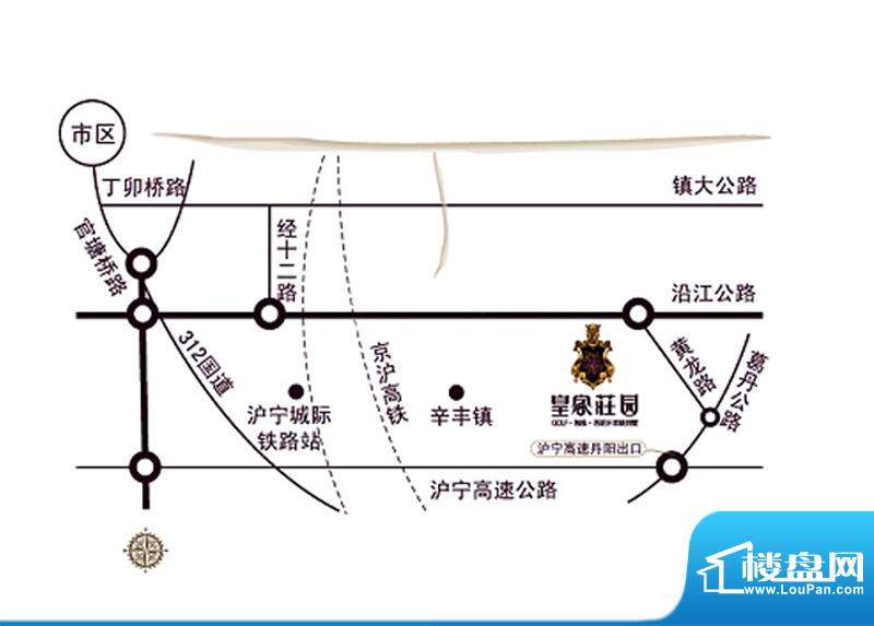 皇家庄园交通图