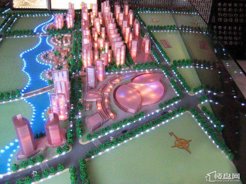 银泰城项目沙盘实景图（2012-5-30）