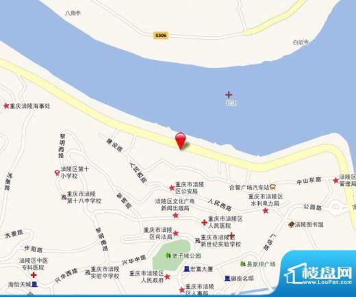 滨江国际花园交通图