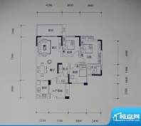 滨江国际花园户型图二期B2栋标面积:112.30平米