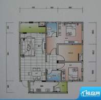 御锦江都户型图一期A3栋标准层面积:121.42平米