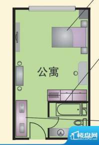 嘉信公寓高层-单身公面积:0.00m平米