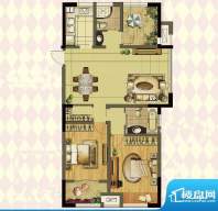 港龙紫荆城户型图2期G2户型 3室面积:117.00平米