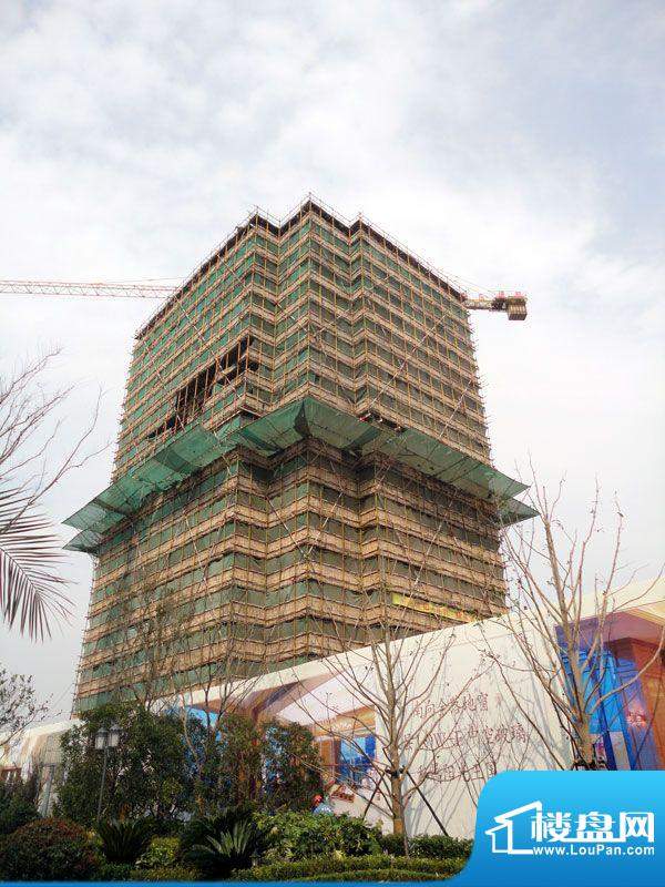 绿城玉兰广场实景图工程2#楼（20121024