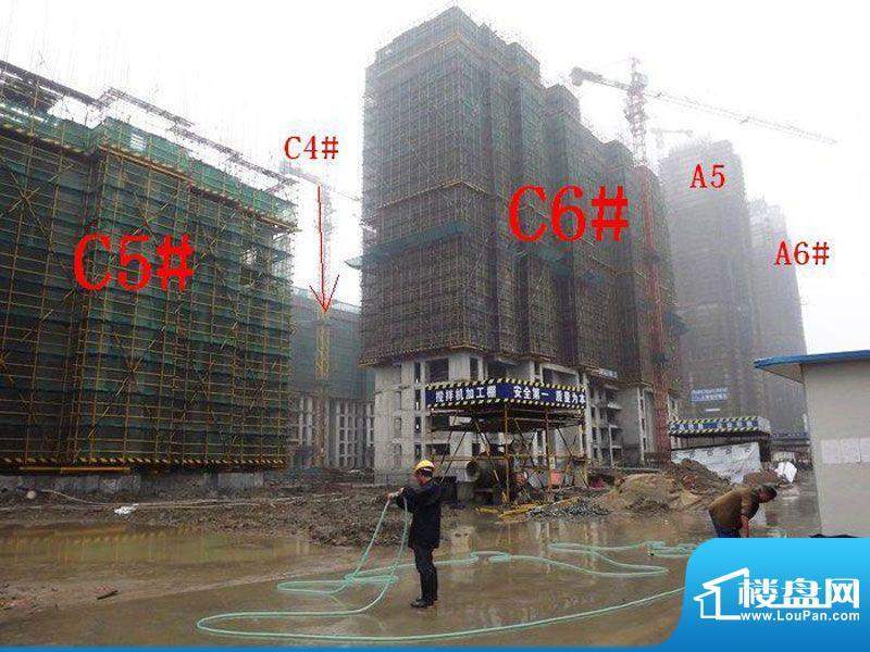 绿地白金汉宫实景图（2012-5-23）工程进