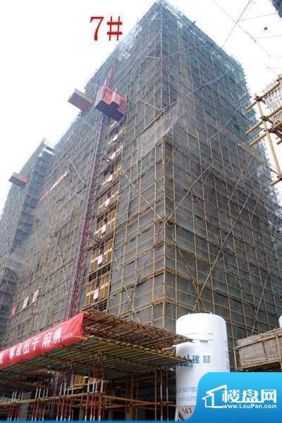 翡翠珑湾实景图7#楼工程进度（2012-6-1
