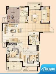 翡翠珑湾户型图H1户型 3室2厅2面积:130.66平米
