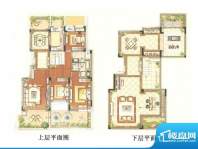 嘉宏七棠户型图A1~2底复 3室2厅面积:145.49平米