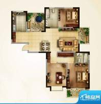 滨江明珠城户型图A4户型 3室2厅面积:140.79平米