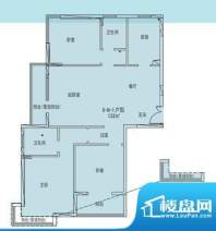 凯纳华侨城户型图F-3-1户型 3室面积:133.00平米