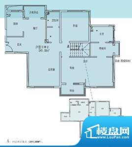 凯纳华侨城户型图D-1-9户型 7室面积:241.38平米