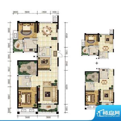 永宁星座户型图公寓1幢丙单元0面积:139.04平米