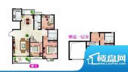 枫逸人家户型图9#甲单元1101 5面积:183.42平米