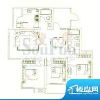 香树湾花园别墅户型图二期公寓面积:111.56平米