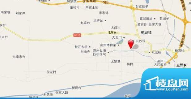 荆州摩尔城交通图