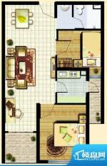 滇池柏悦户型图户型图 2室2厅1