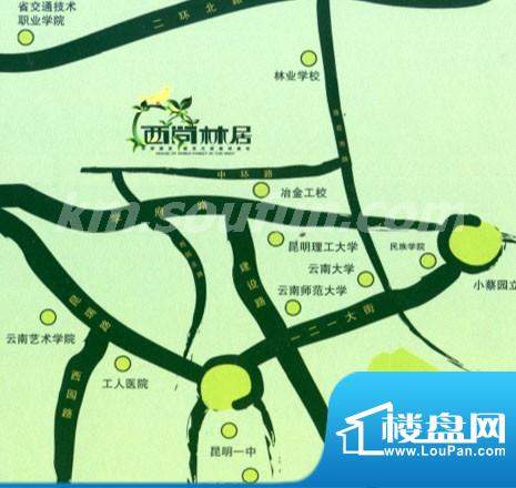 西尚林居交通图
