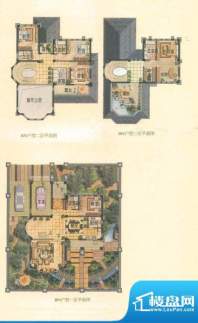 温泉山谷户型图BN 6室3厅4卫1厨面积:327.00平米