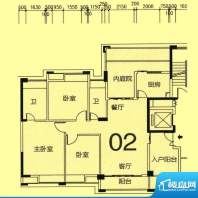 天骄半岛帝江2栋标准面积:137.36m平米