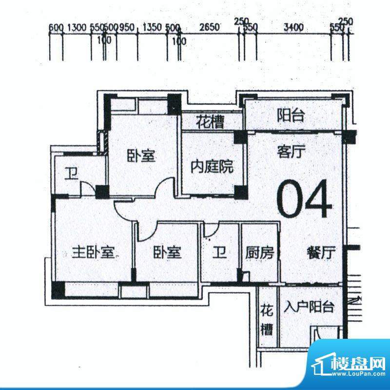 天骄半岛帝江3栋标准面积:121.01m平米