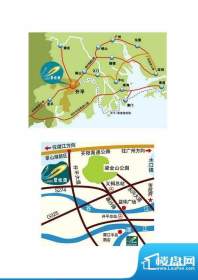 碧桂园·翡翠湾项目交通示意图