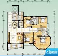 水口雅乐苑L幢A户型面积:176.89m平米