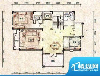 珠江御景山庄别墅首面积:480.00m平米