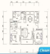 满庭春MOMA户型图（已售罄）一面积:119.10平米