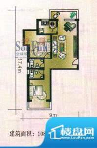 亚太嘉园户型图2室1厅2卫1厨面积:108.92平米