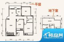 保集半岛户型图18#-3户型 2房2面积:86.38平米