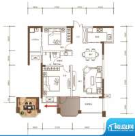 联发君悦朝阳户型图一期高层B2面积:94.63平米