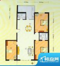 欧洲阳光城户型图3室3厅2卫1厨面积:173.75平米