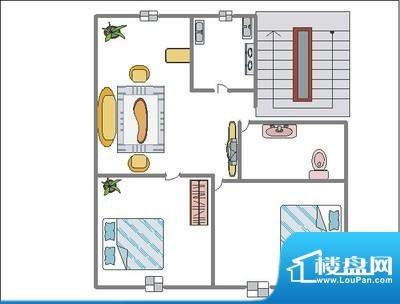 财宝山庄 6室 户型图面积:332.00平米