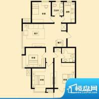 都市逸品户型图2栋A户型 4室2厅面积:137.47平米