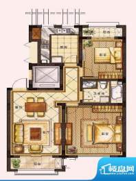 玫瑰庭院户型图洋房户型图 2室面积:78.00平米