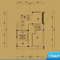 伟梦清水湾户型图二期滨水别墅面积:268.00平米