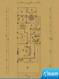 伟梦清水湾户型图二期滨水别墅面积:268.00平米