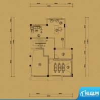 伟梦清水湾户型图二期滨水别墅面积:268.00平米