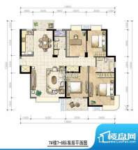 众鑫城上城户型图7#楼7-6标准层面积:170.00平米