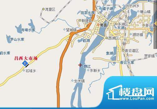 九龙湖商贸城交通图